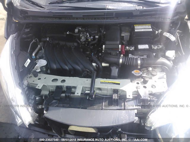 3N1CE2CP7GL405078 - 2016 NISSAN VERSA NOTE S/S PLUS/SV/SL/SR BLACK photo 10