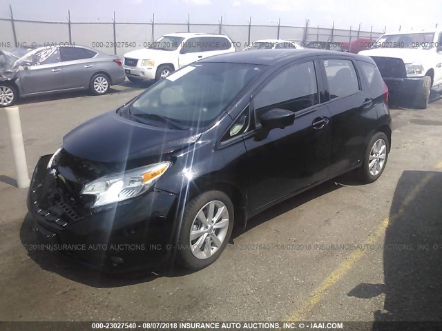 3N1CE2CP7GL405078 - 2016 NISSAN VERSA NOTE S/S PLUS/SV/SL/SR BLACK photo 2