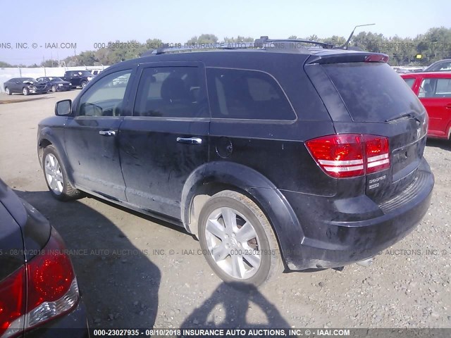 3D4PH6FV5AT110613 - 2010 DODGE JOURNEY R/T BLACK photo 3