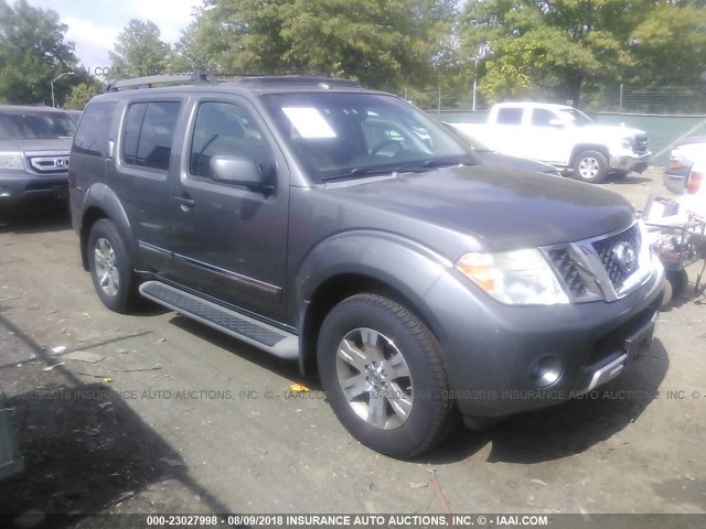 5N1AR18B18C646837 - 2008 NISSAN PATHFINDER S/LE/SE GRAY photo 1