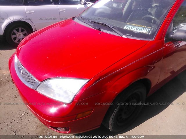 1FAFP36N97W110780 - 2007 FORD FOCUS ZXW/S/SE/SES RED photo 6