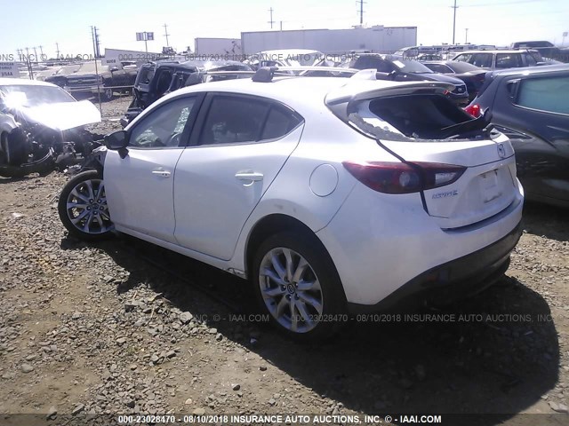 JM1BM1M31F1227398 - 2015 MAZDA 3 GRAND TOURING WHITE photo 3