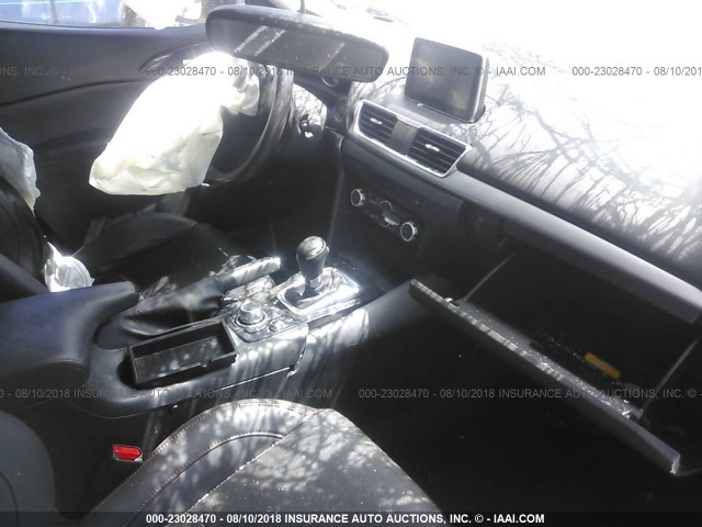 JM1BM1M31F1227398 - 2015 MAZDA 3 GRAND TOURING WHITE photo 5