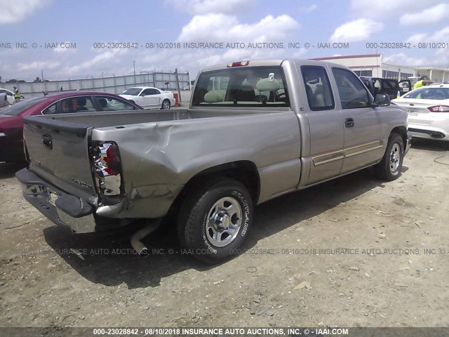 2GCEC19V231256148 - 2003 CHEVROLET SILVERADO C1500 SILVER photo 4