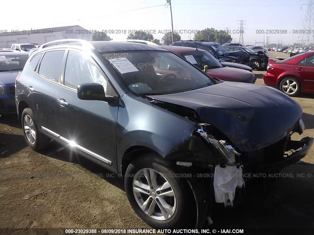 JN8AS5MT3DW523648 - 2013 NISSAN ROGUE S/SV BLUE photo 1