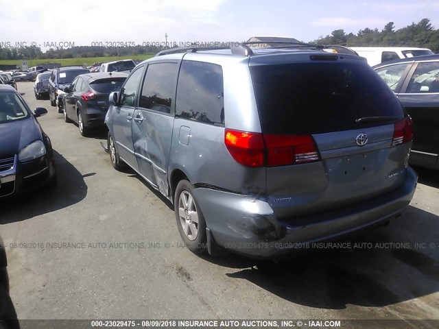 5TDZA23C94S091410 - 2004 TOYOTA SIENNA CE/LE BLUE photo 3