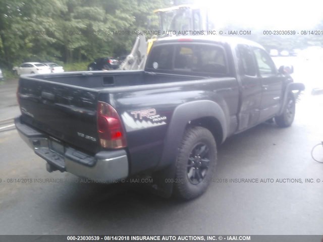 5TEUU42N98Z500577 - 2008 TOYOTA TACOMA ACCESS CAB BLACK photo 4