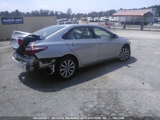 4T1BK1FK2HU584452 - 2017 TOYOTA CAMRY XSE/XLE SILVER photo 4