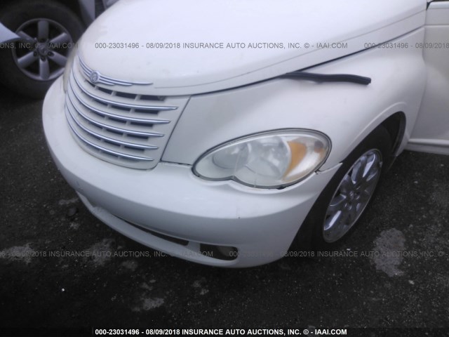 3C3HY55X76T314579 - 2006 CHRYSLER PT CRUISER TOURING YELLOW photo 6