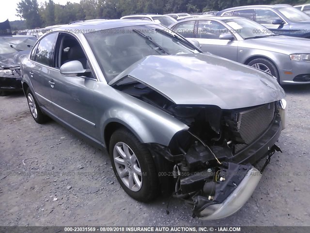 WVWPD63B94P252698 - 2004 VOLKSWAGEN PASSAT GLS GRAY photo 1