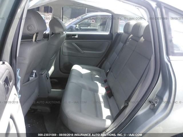 WVWPD63B94P252698 - 2004 VOLKSWAGEN PASSAT GLS GRAY photo 8