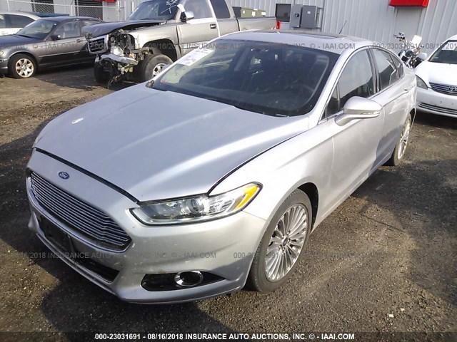 3FA6P0K99GR119036 - 2016 FORD FUSION TITANIUM SILVER photo 2