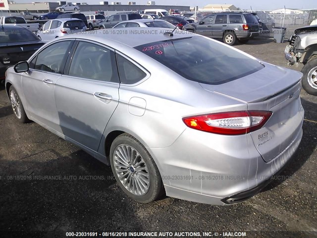 3FA6P0K99GR119036 - 2016 FORD FUSION TITANIUM SILVER photo 3