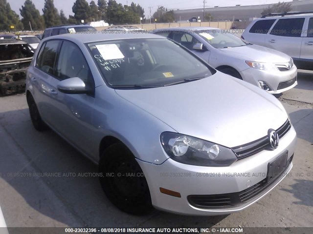 WVWDB7AJ5DW116583 - 2013 VOLKSWAGEN GOLF SILVER photo 1