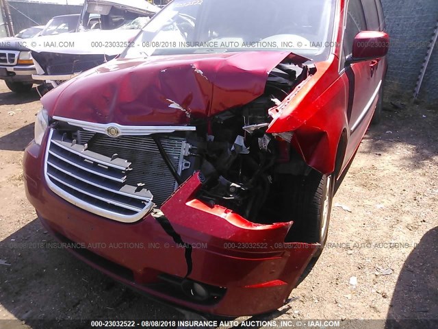 2A8HR54119R514234 - 2009 CHRYSLER TOWN & COUNTRY TOURING RED photo 6