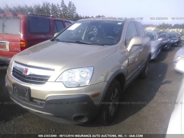 3GSCL33P48S618963 - 2008 SATURN VUE XE GOLD photo 2