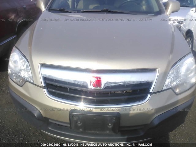 3GSCL33P48S618963 - 2008 SATURN VUE XE GOLD photo 6