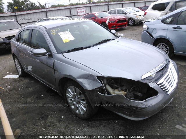 1C3CCBAB8DN640664 - 2013 CHRYSLER 200 LX GRAY photo 1