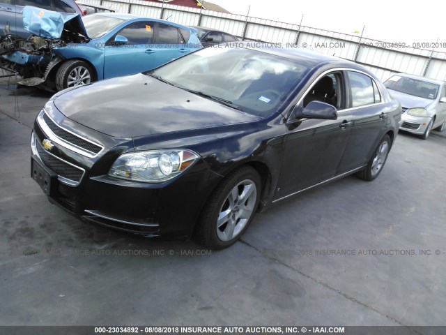 1G1ZH57B09F145630 - 2009 CHEVROLET MALIBU 1LT 黑色 照片 2