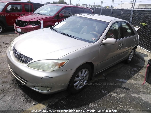 4T1BE32K64U339043 - 2004 TOYOTA CAMRY LE/XLE/SE GOLD photo 2