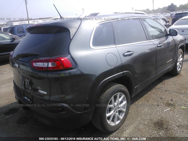 1C4PJLCB7FW707757 - 2015 JEEP CHEROKEE LATITUDE GRAY photo 4