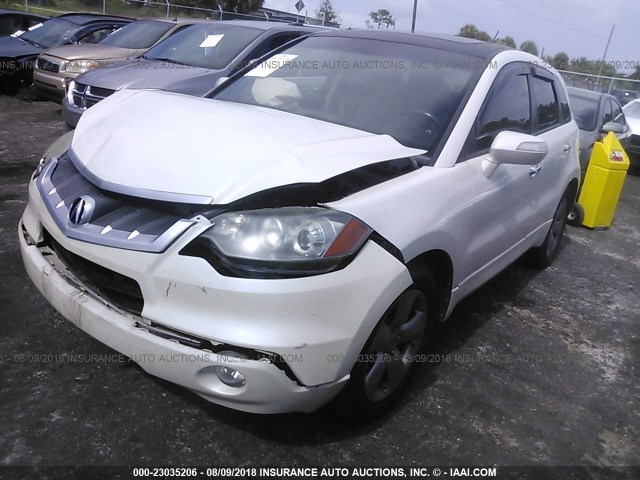 5J8TB18518A015563 - 2008 ACURA RDX TECHNOLOGY WHITE photo 2