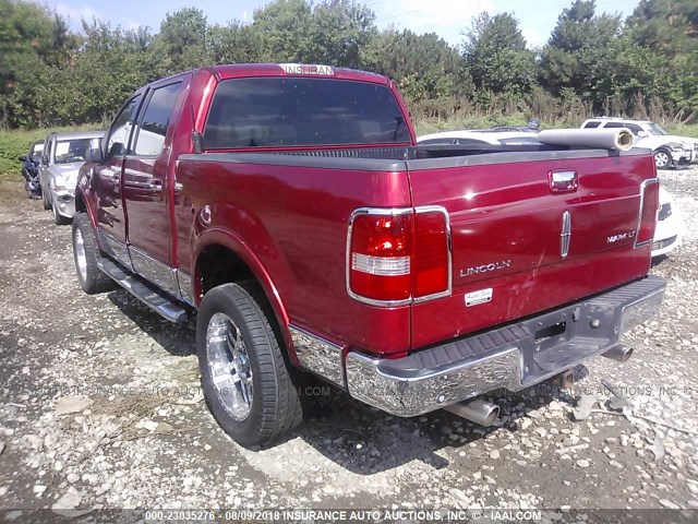 5LTPW18517FJ12135 - 2007 LINCOLN MARK LT MAROON photo 3