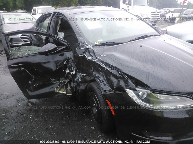 1C3CCCDG3FN686788 - 2015 CHRYSLER 200 S BLACK photo 6