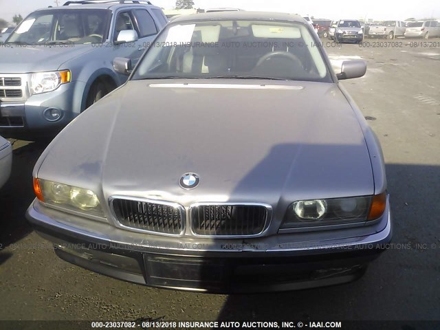 WBAGF8322WDL57459 - 1998 BMW 740 I AUTOMATIC GRAY photo 6