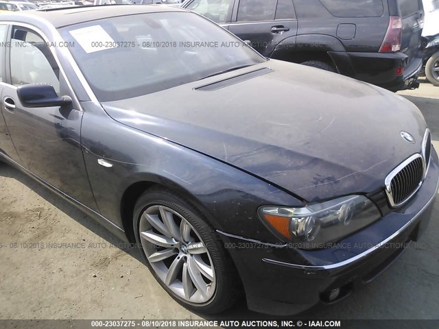 WBAHN83568DT79307 - 2008 BMW 750 LI BLUE photo 6