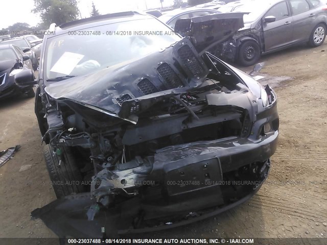 1C4PJLDB0FW530645 - 2015 JEEP CHEROKEE LIMITED შავი ფოტო 6