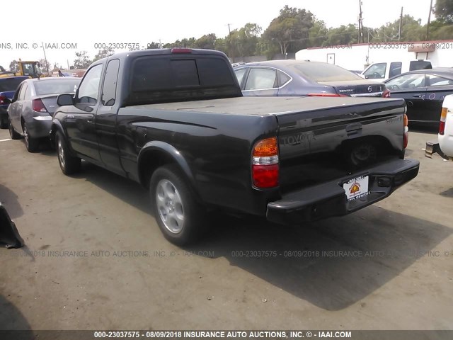 5TEVN52N11Z765524 - 2001 TOYOTA TACOMA XTRACAB S-RUNNER BLACK photo 3