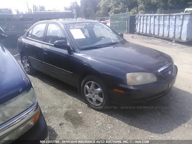 KMHDN46D26U249708 - 2006 HYUNDAI ELANTRA GLS/GT/LIMITED BLACK photo 1