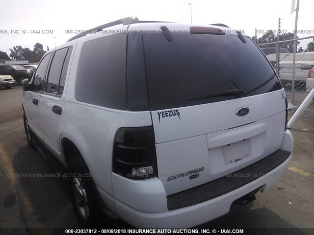 1FMZU63K74ZA29424 - 2004 FORD EXPLORER XLT/XLT SPORT/NBX WHITE photo 3