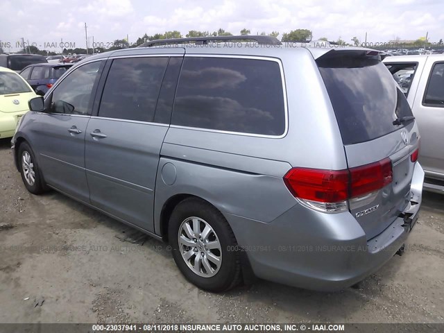 5FNRL3H72AB002417 - 2010 HONDA ODYSSEY EXL SILVER photo 3