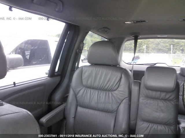 5FNRL3H72AB002417 - 2010 HONDA ODYSSEY EXL SILVER photo 8