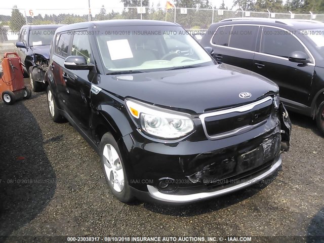 KNDJP3AE6G7016460 - 2016 KIA SOUL EV + BLACK photo 1