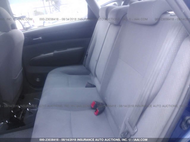 JTDKB20U987733541 - 2008 TOYOTA PRIUS ლურჯი ფოტო 8