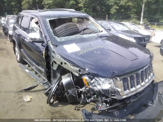 1J4RR6GTXBC604778 - 2011 JEEP GRAND CHEROKEE OVERLAND BLUE photo 6