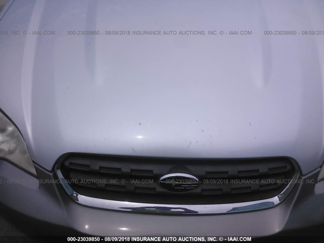 4S4BP61C277342787 - 2007 SUBARU LEGACY OUTBACK 2.5I SILVER photo 6