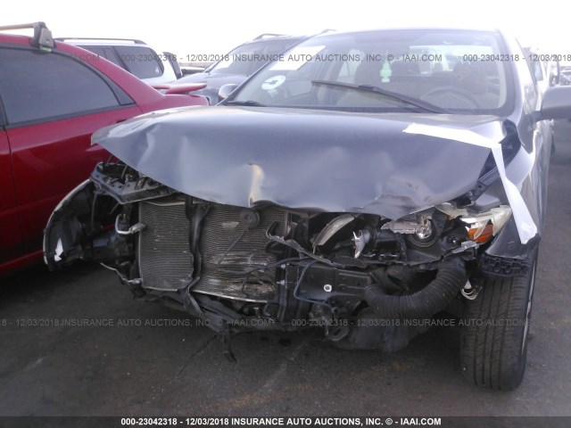 JTDBL40E699055113 - 2009 TOYOTA COROLLA LE/XLE GRAY photo 6