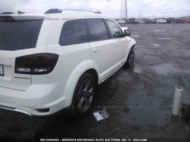 3C4PDCGB3HT605544 - 2017 DODGE JOURNEY CROSSROAD WHITE photo 4