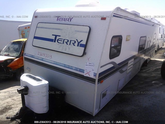 1EA1R2922V2463329 - 1997 TERRY TRAVEL TRAILER  WHITE photo 2