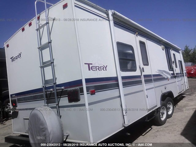 1EA1R2922V2463329 - 1997 TERRY TRAVEL TRAILER  WHITE photo 4