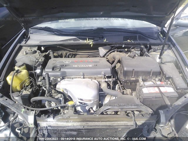 JTDBE30K720060552 - 2002 TOYOTA CAMRY LE/XLE/SE GREEN photo 10