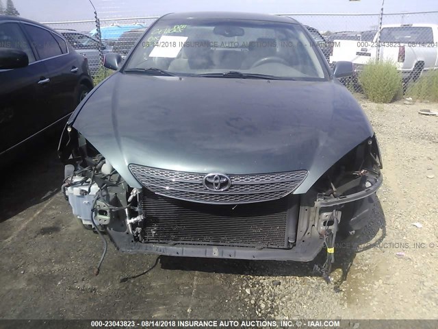 JTDBE30K720060552 - 2002 TOYOTA CAMRY LE/XLE/SE GREEN photo 6