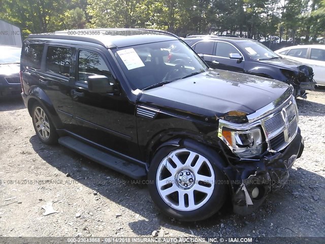 1D8GU58K67W656220 - 2007 DODGE NITRO SLT BLACK photo 1