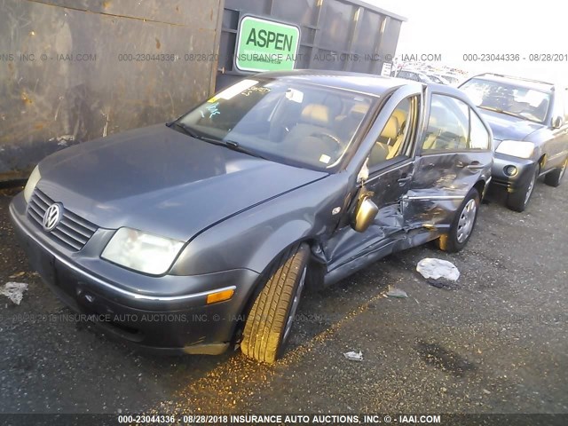 3VWRA69M65M080418 - 2005 VOLKSWAGEN JETTA GL GRAY photo 2