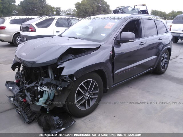 1C4RJFLG3HC614177 - 2017 JEEP GRAND CHEROKEE TRAILHAWK GRAY photo 2