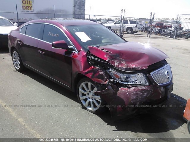 1G4GE5GD6BF234225 - 2011 BUICK LACROSSE CXS MAROON photo 1